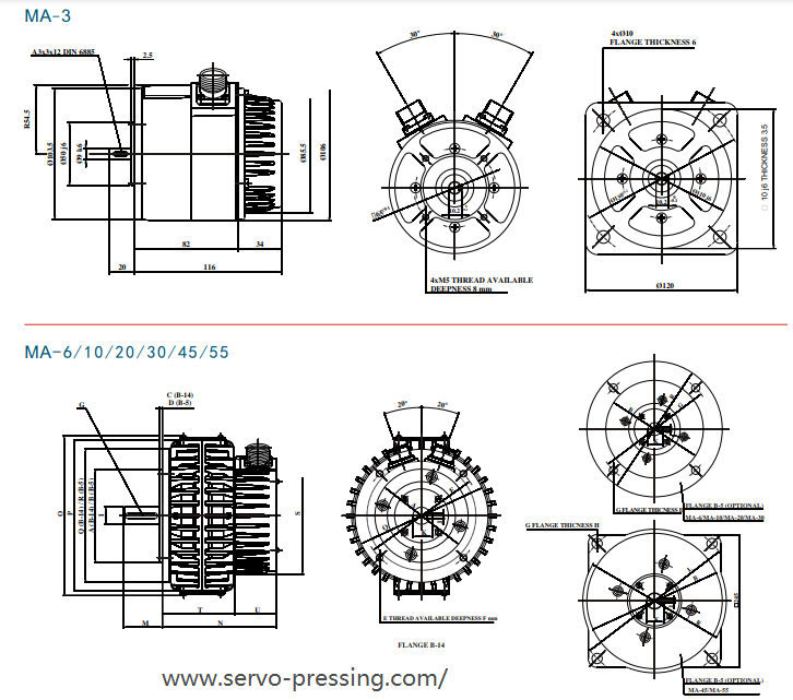 盤式交流伺服電機(jī) MA系列 盤式交流伺服電機(jī) MA系列